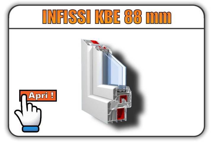 infissi in pvc kbe 88 mm torino finestre