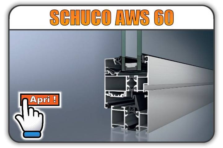 Finestre in Alluminio Schuco AWS 60 Torino