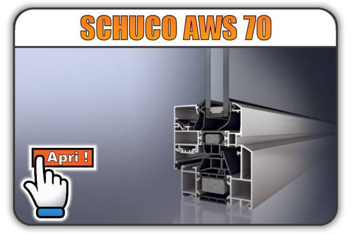 Finestre in Alluminio Schuco AWS 70 Torino